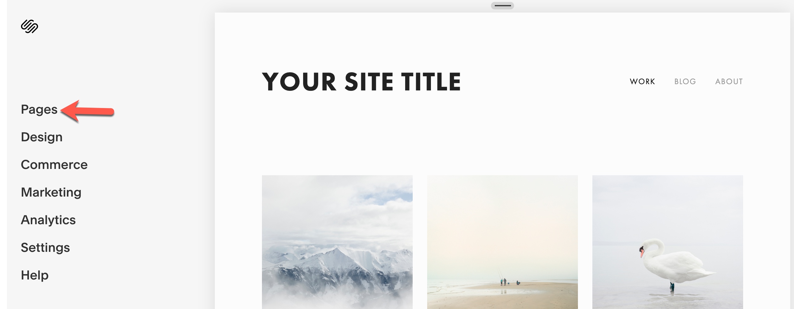 Squarespace Pages